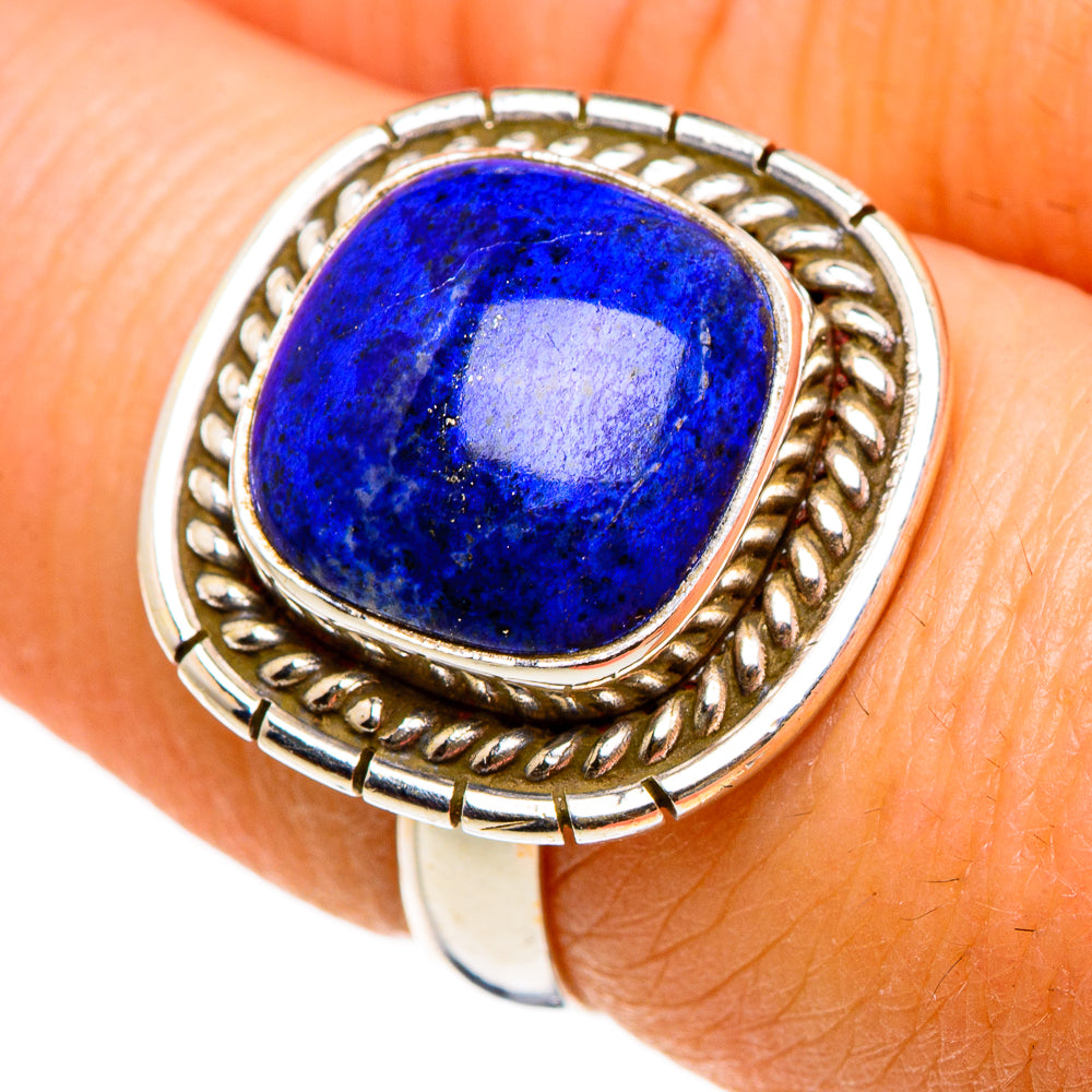 Lapis Lazuli Rings handcrafted by Ana Silver Co - RING86736