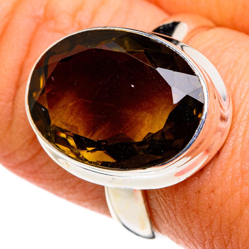 Mandarin Citrine Rings handcrafted by Ana Silver Co - RING86737
