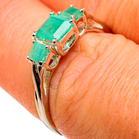 Emerald Rings handcrafted by Ana Silver Co - RING86739