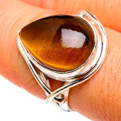 Tiger Eye Rings handcrafted by Ana Silver Co - RING86740