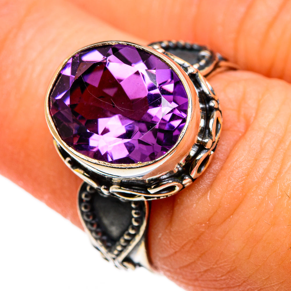 Amethyst Rings handcrafted by Ana Silver Co - RING86751