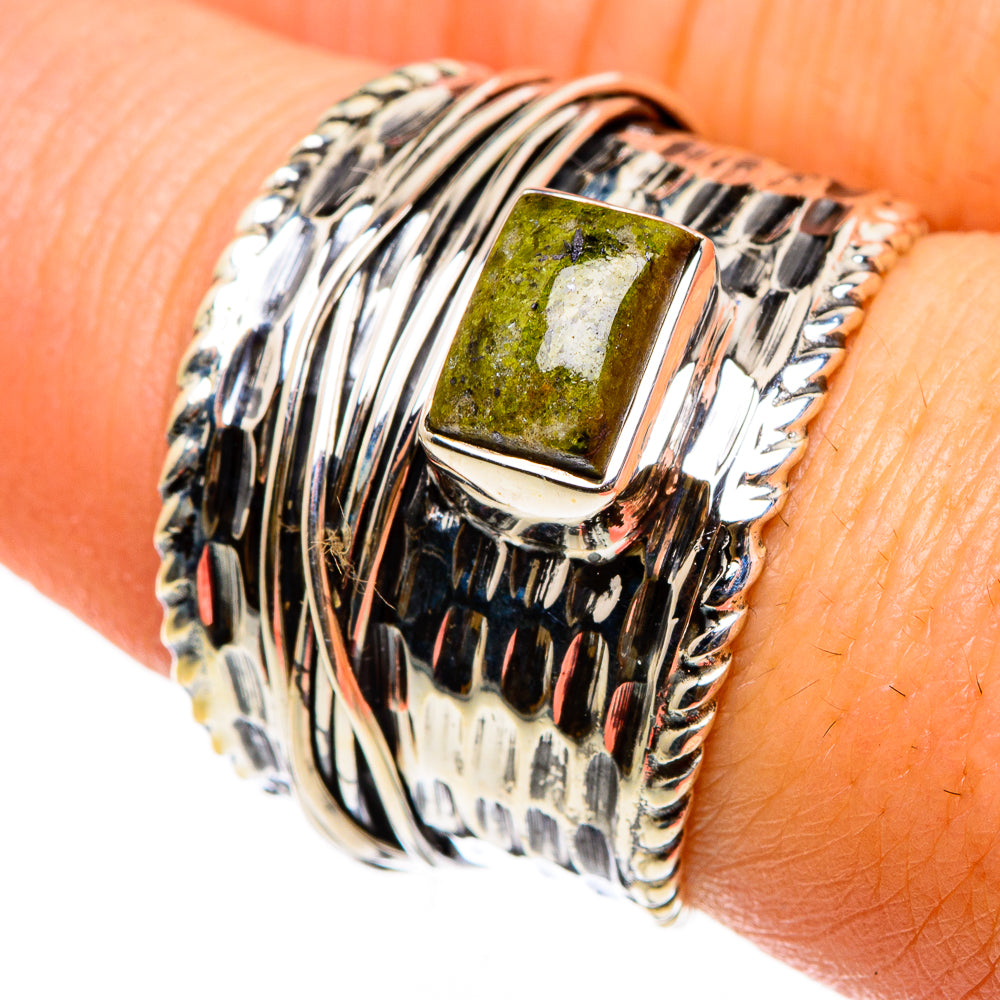 Rainforest Jasper Rings handcrafted by Ana Silver Co - RING86768