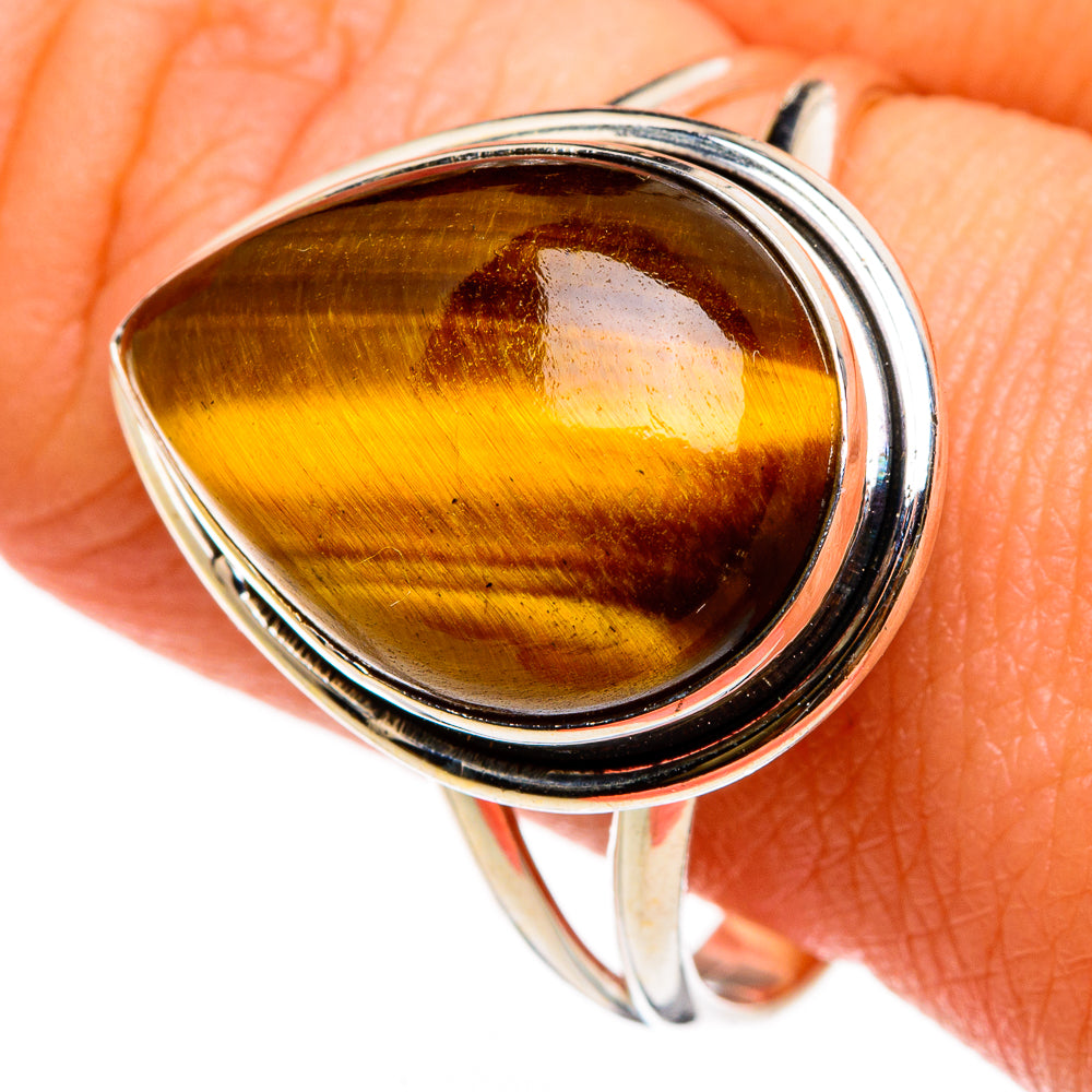 Tiger Eye Rings handcrafted by Ana Silver Co - RING86771