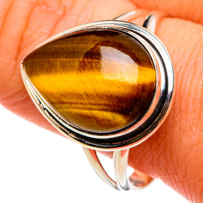 Tiger Eye Rings handcrafted by Ana Silver Co - RING86771