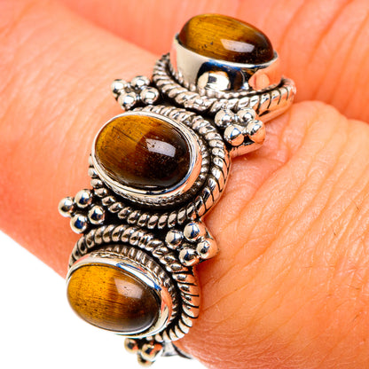 Tiger Eye Rings handcrafted by Ana Silver Co - RING86772