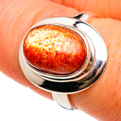 Sunstone Rings handcrafted by Ana Silver Co - RING86776
