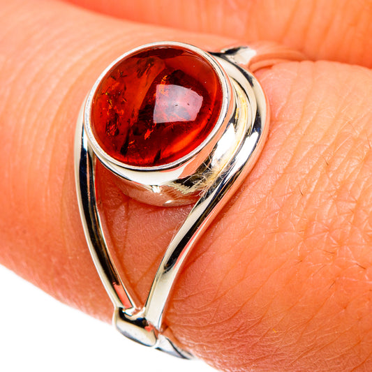 Baltic Amber Rings handcrafted by Ana Silver Co - RING86777