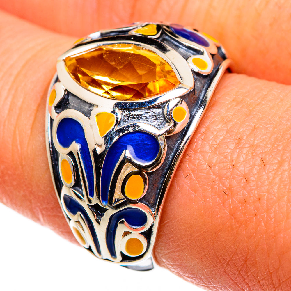 Citrine Rings handcrafted by Ana Silver Co - RING86789
