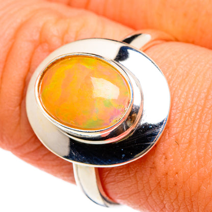 Ethiopian Opal Rings handcrafted by Ana Silver Co - RING86790
