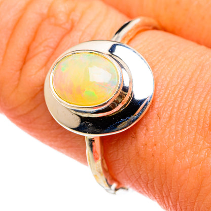 Ethiopian Opal Rings handcrafted by Ana Silver Co - RING86791
