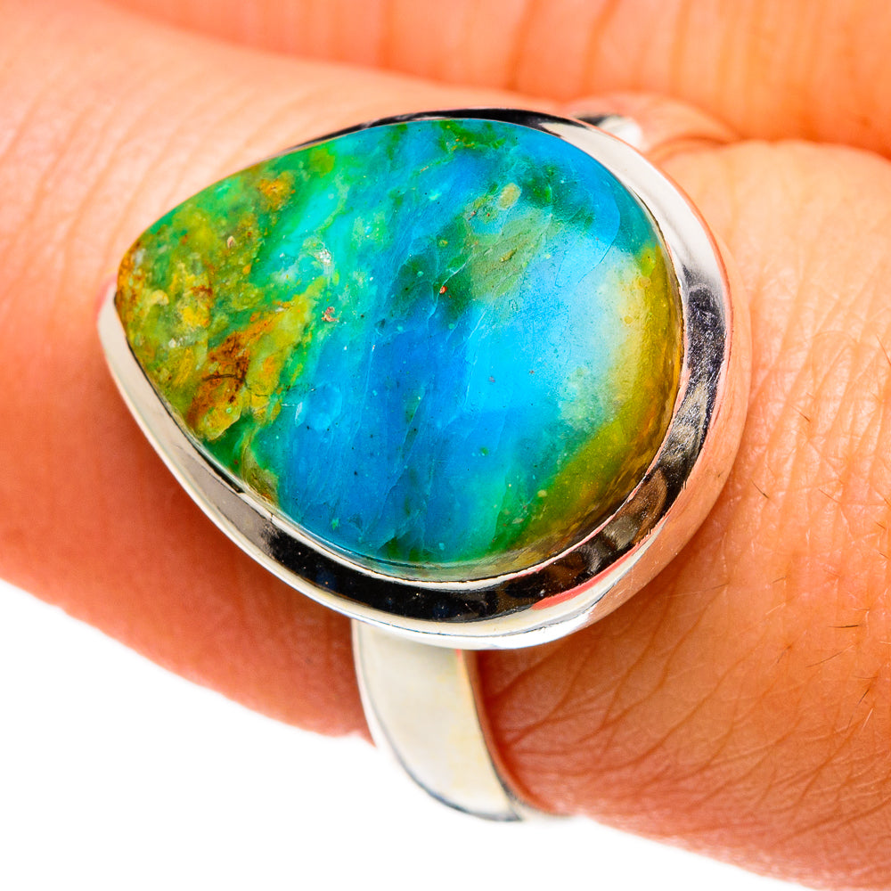 Peruvian Opal Rings handcrafted by Ana Silver Co - RING86798