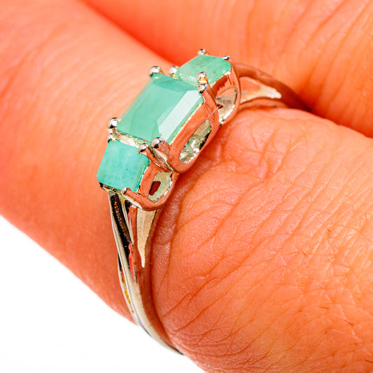 Emerald Rings handcrafted by Ana Silver Co - RING86801
