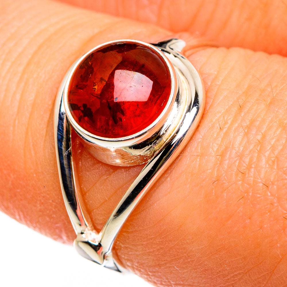 Baltic Amber Rings handcrafted by Ana Silver Co - RING86810