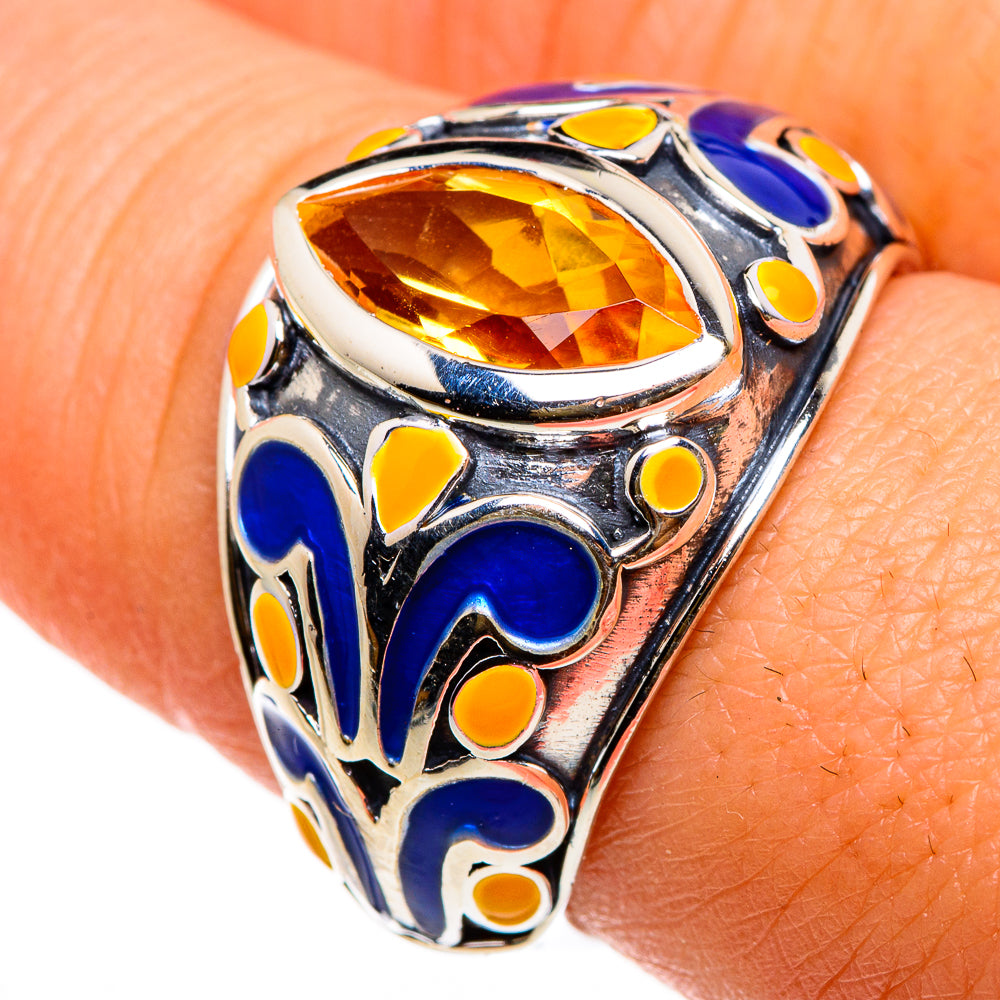 Citrine Rings handcrafted by Ana Silver Co - RING86820