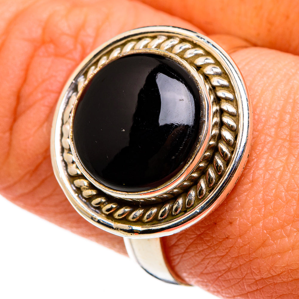 Black Onyx Rings handcrafted by Ana Silver Co - RING86848