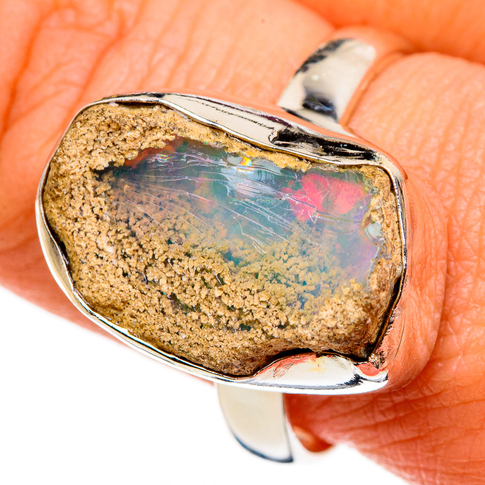 Ethiopian Opal Rings handcrafted by Ana Silver Co - RING86856