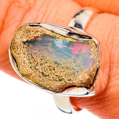 Ethiopian Opal Rings handcrafted by Ana Silver Co - RING86856