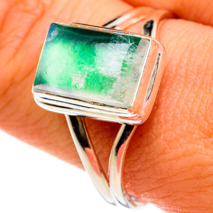Green Moonstone Rings handcrafted by Ana Silver Co - RING86864