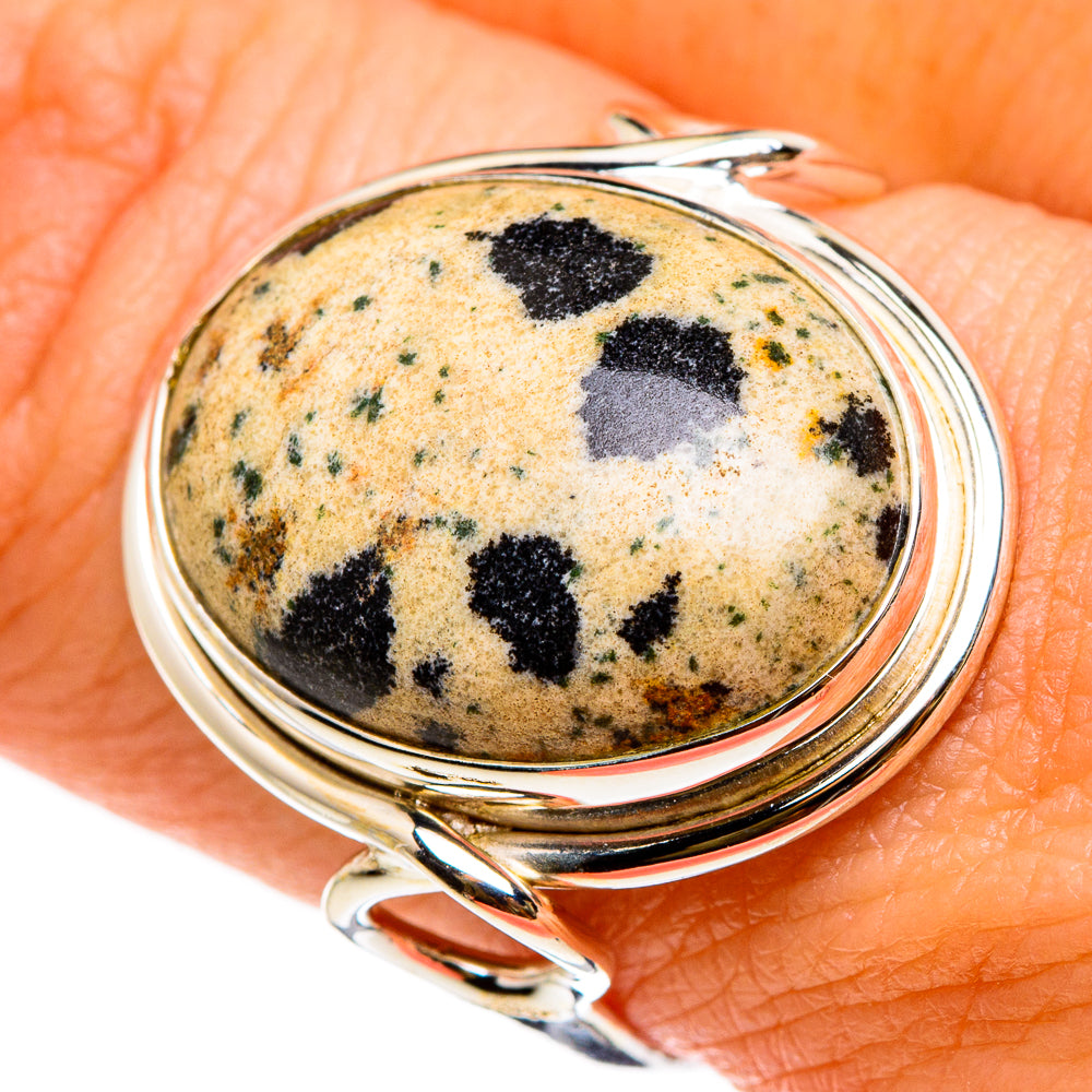 Dalmatian Jasper Rings handcrafted by Ana Silver Co - RING86868