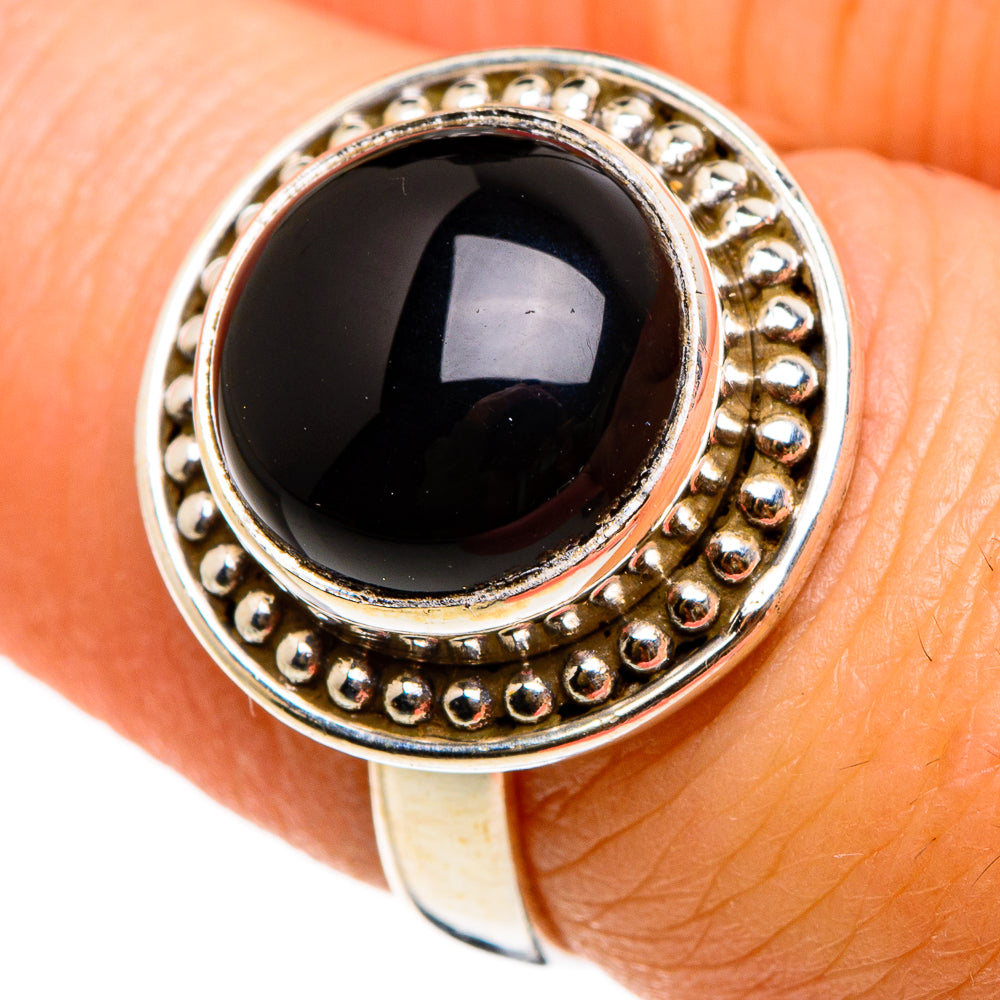 Black Onyx Rings handcrafted by Ana Silver Co - RING86879