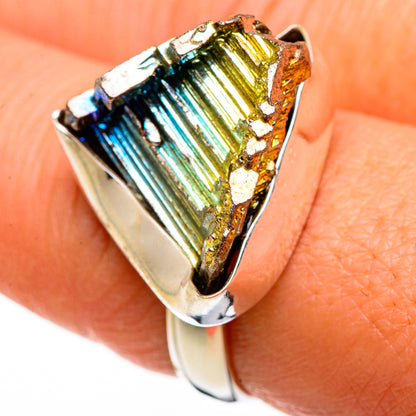 Bismuth Crystal Rings handcrafted by Ana Silver Co - RING86884