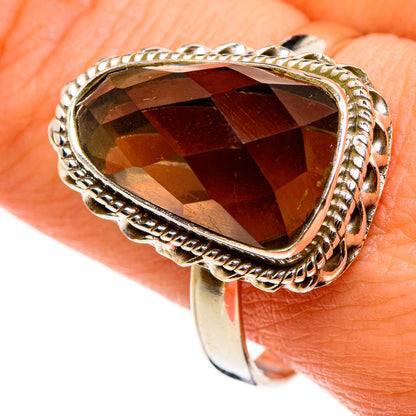 Smoky Quartz Rings handcrafted by Ana Silver Co - RING86900