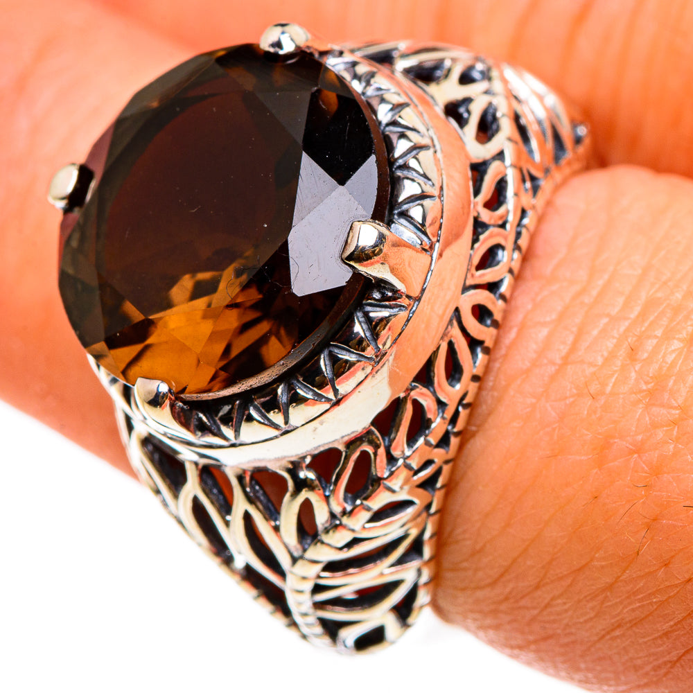 Smoky Quartz Rings handcrafted by Ana Silver Co - RING86904