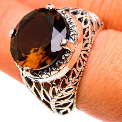 Smoky Quartz Rings handcrafted by Ana Silver Co - RING86904