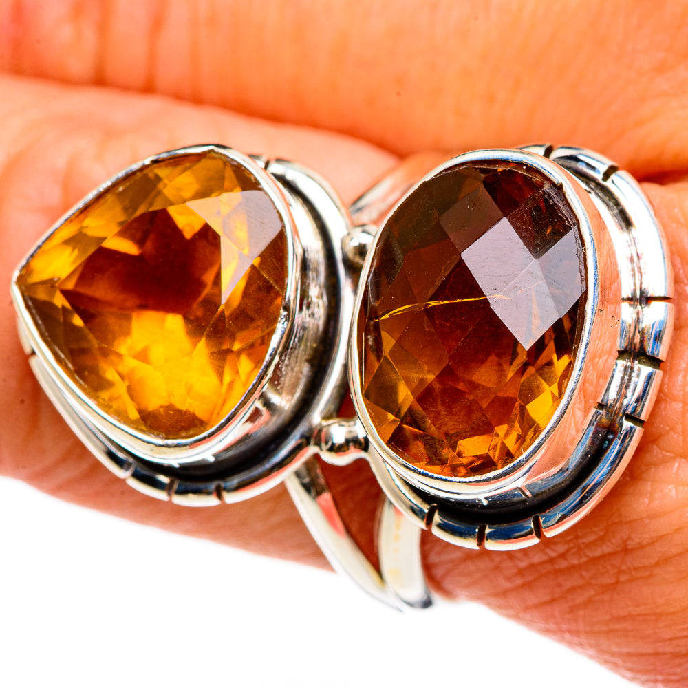 Mandarin Citrine Rings handcrafted by Ana Silver Co - RING86908