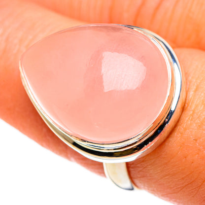 Rose Quartz Rings handcrafted by Ana Silver Co - RING86910