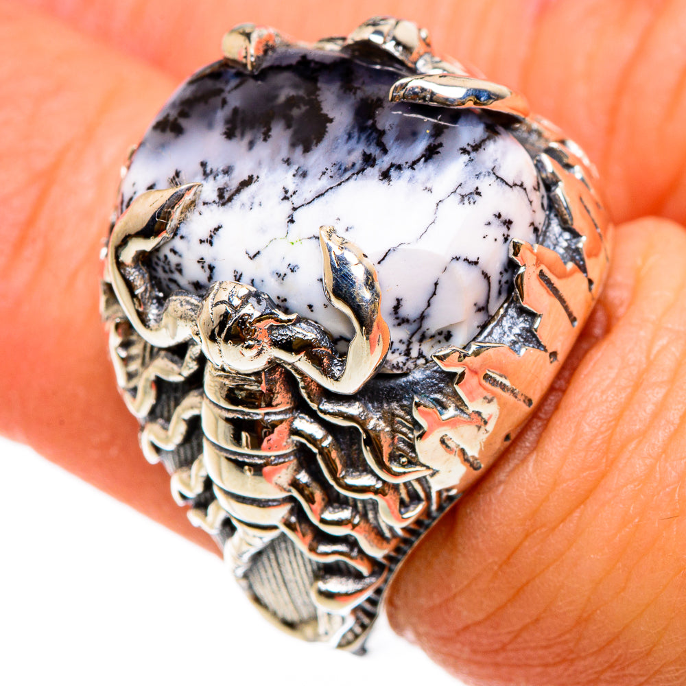Dendritic Opal Rings handcrafted by Ana Silver Co - RING86912