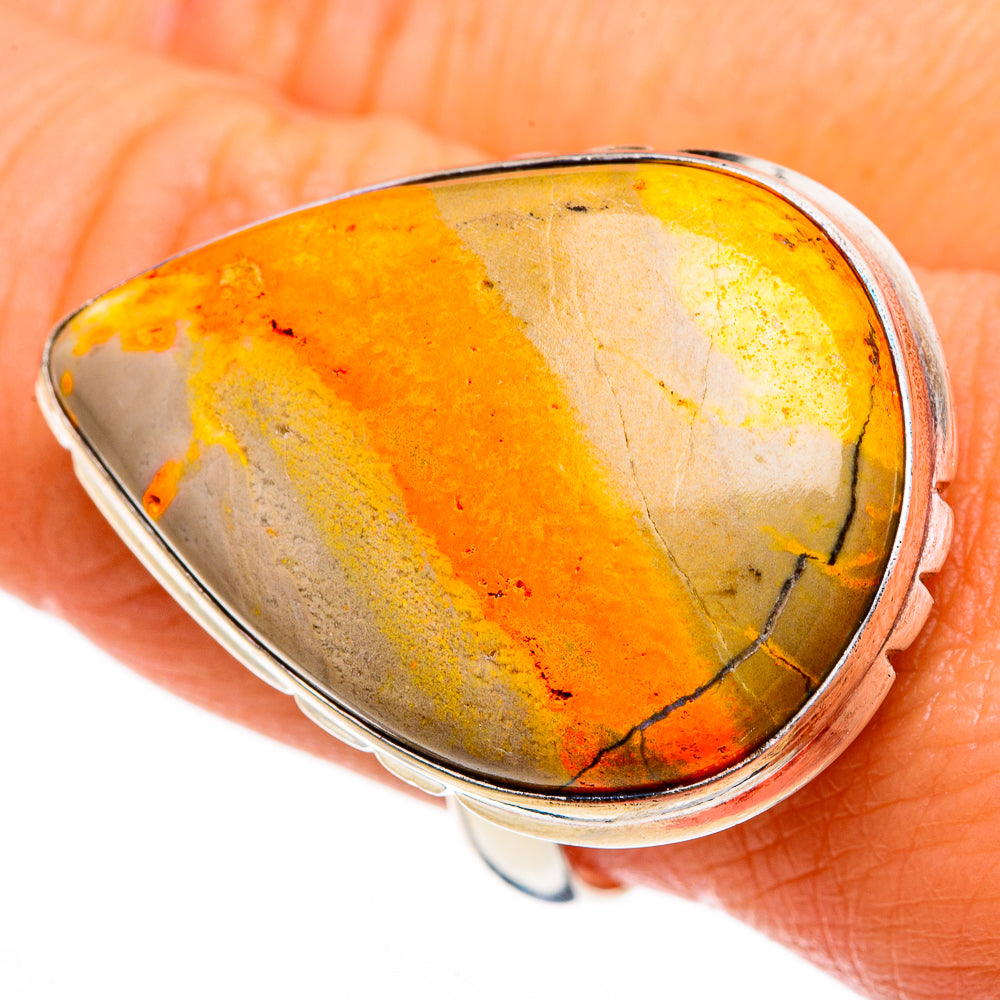 Bumble Bee Jasper Rings handcrafted by Ana Silver Co - RING86921