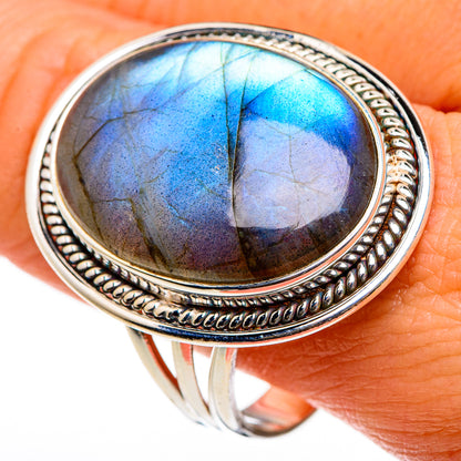 Labradorite Rings handcrafted by Ana Silver Co - RING86929