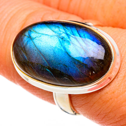 Labradorite Rings handcrafted by Ana Silver Co - RING86931
