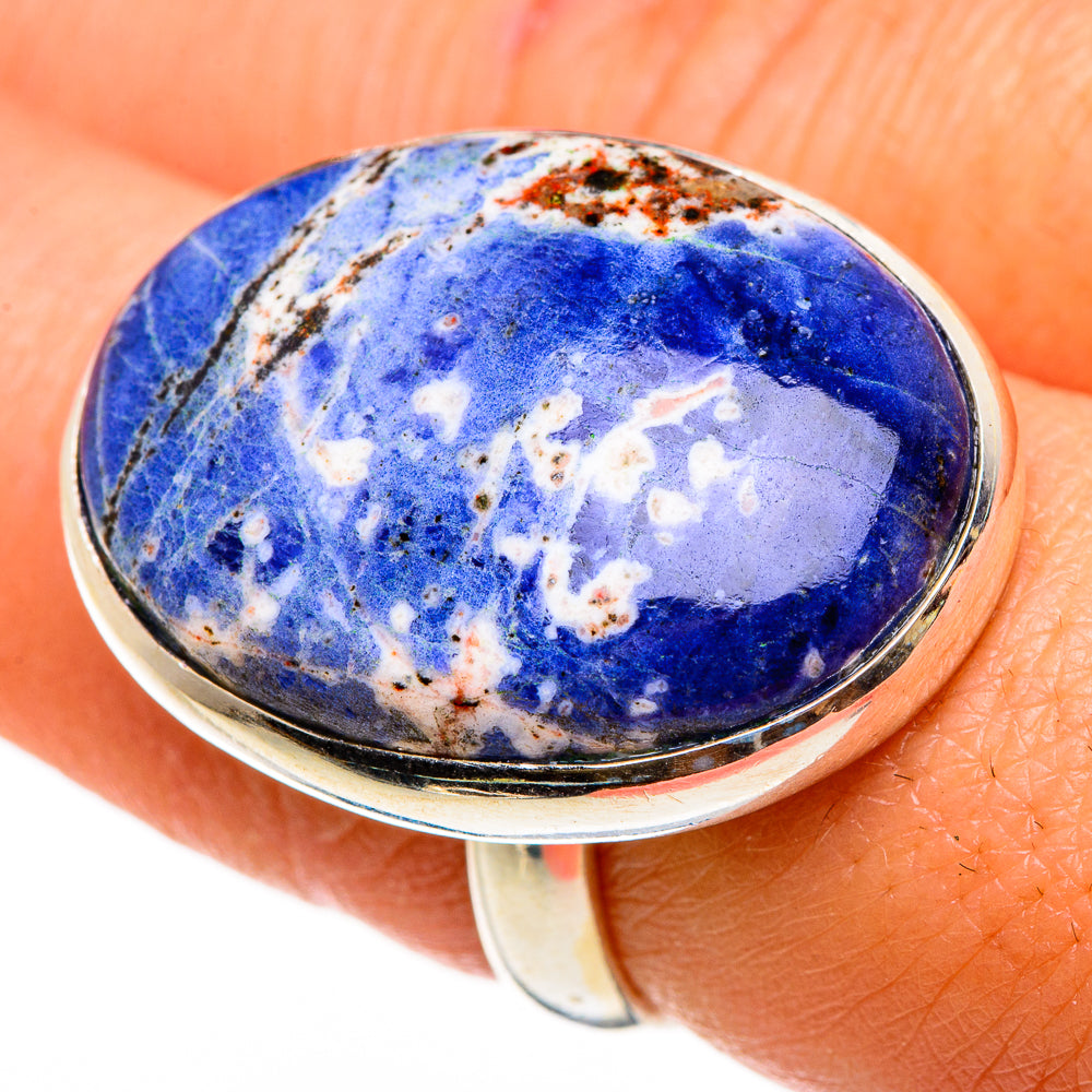Sodalite Rings handcrafted by Ana Silver Co - RING86934