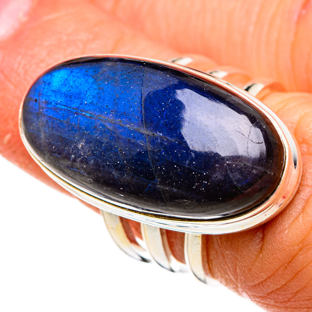 Labradorite Rings handcrafted by Ana Silver Co - RING86937