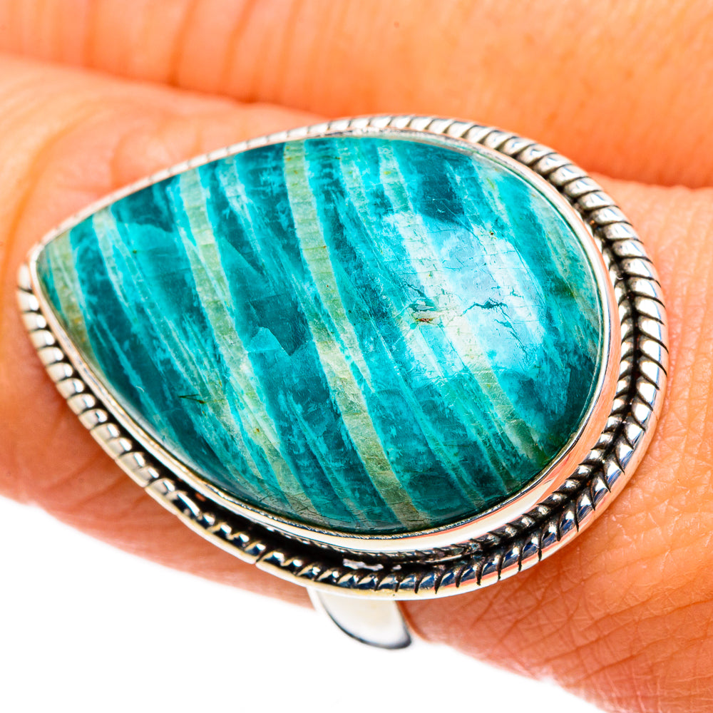 Amazonite Rings handcrafted by Ana Silver Co - RING86938