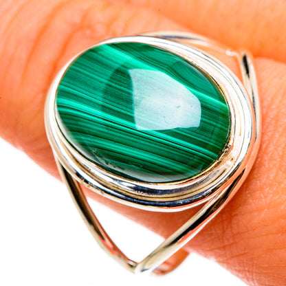 Malachite Rings handcrafted by Ana Silver Co - RING86940