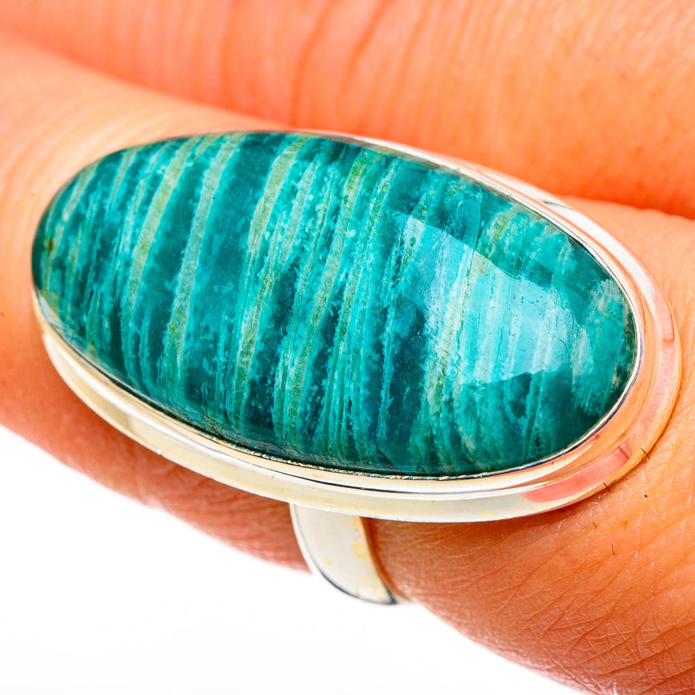 Amazonite Rings handcrafted by Ana Silver Co - RING86942