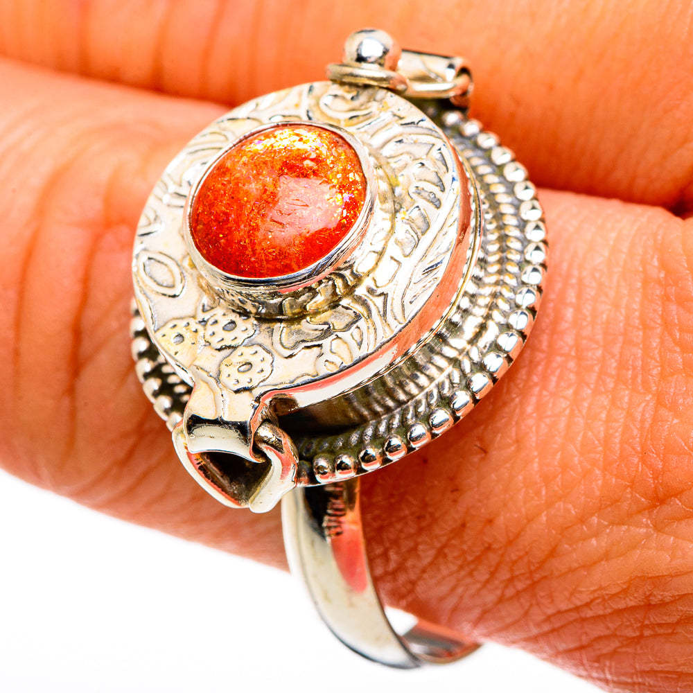Sunstone Rings handcrafted by Ana Silver Co - RING86950
