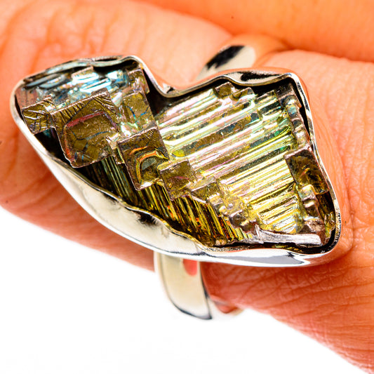 Bismuth Crystal Rings handcrafted by Ana Silver Co - RING86960