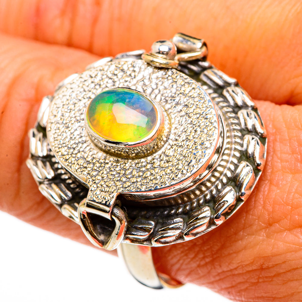Ethiopian Opal Rings handcrafted by Ana Silver Co - RING86962