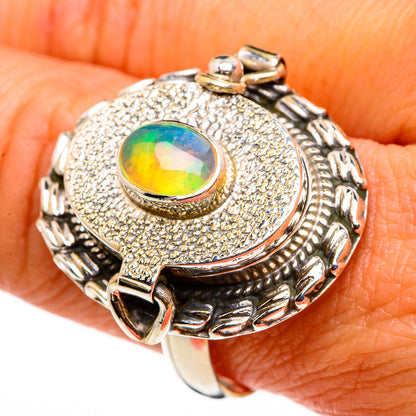 Ethiopian Opal Rings handcrafted by Ana Silver Co - RING86962