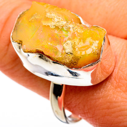 Ethiopian Opal Rings handcrafted by Ana Silver Co - RING86963