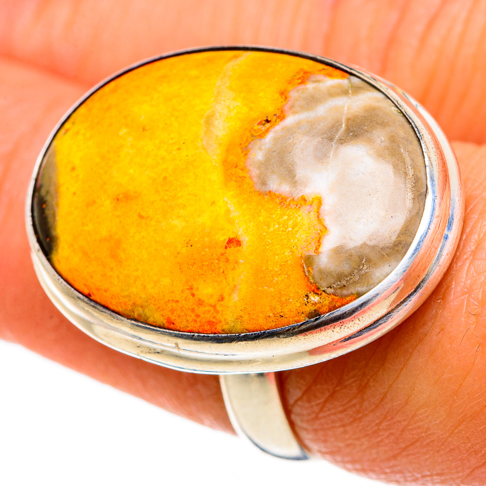Bumble Bee Jasper Rings handcrafted by Ana Silver Co - RING86968