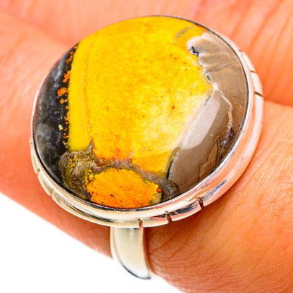 Bumble Bee Jasper Rings handcrafted by Ana Silver Co - RING86969