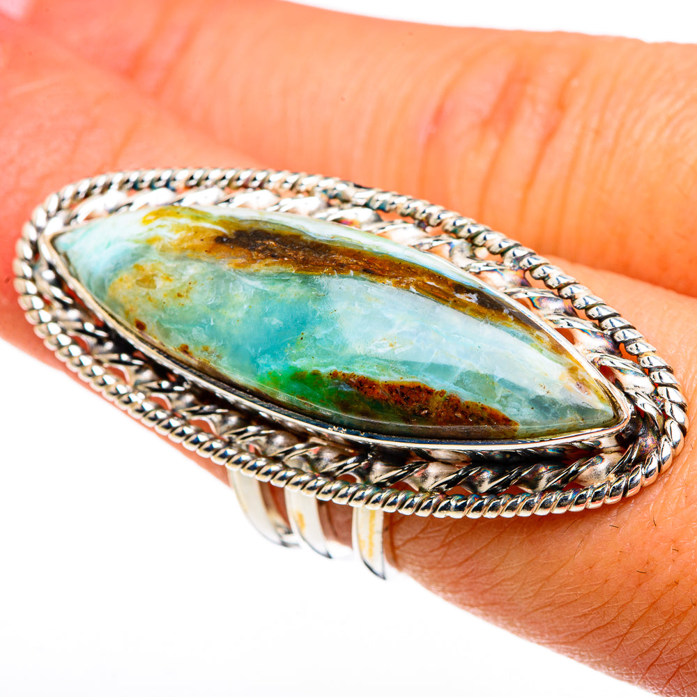 Peruvian Opal Rings handcrafted by Ana Silver Co - RING86970