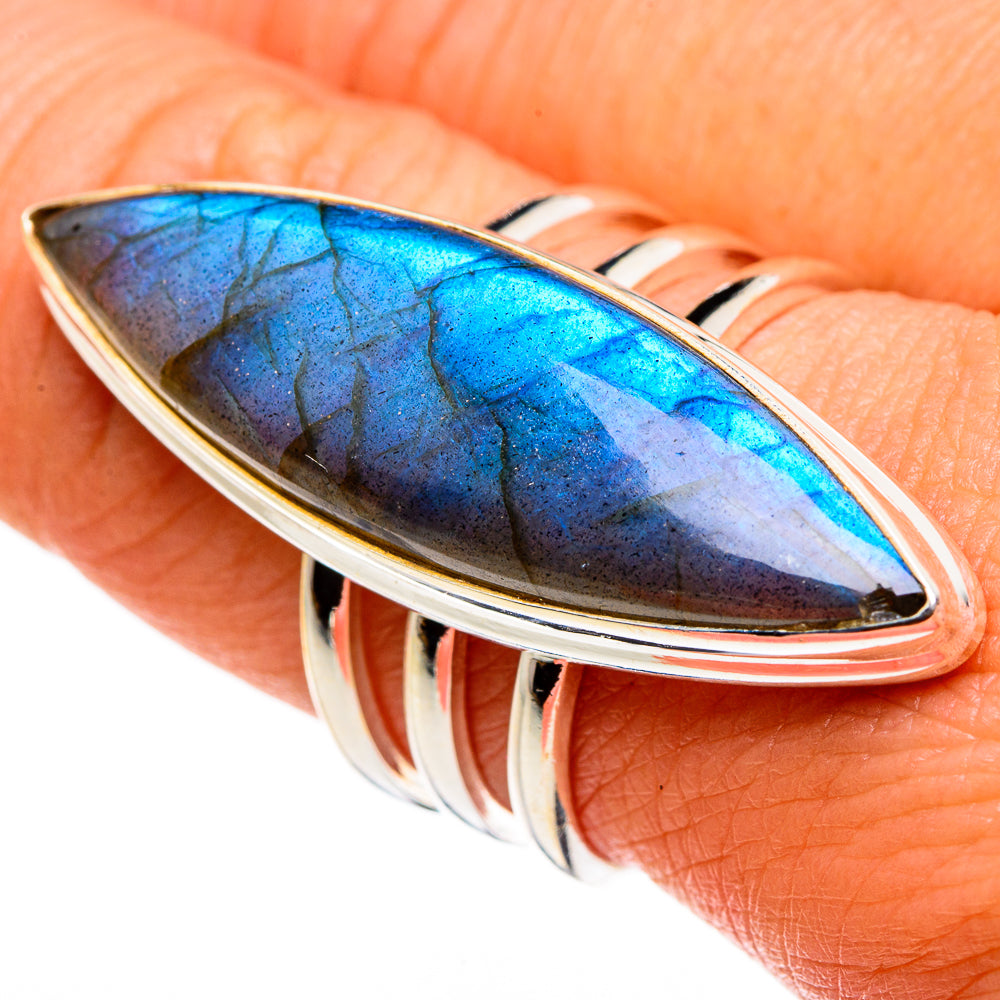 Labradorite Rings handcrafted by Ana Silver Co - RING86973