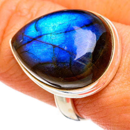 Labradorite Rings handcrafted by Ana Silver Co - RING86977