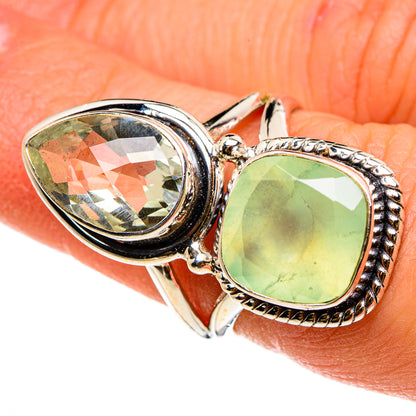 Prehnite Rings handcrafted by Ana Silver Co - RING86981